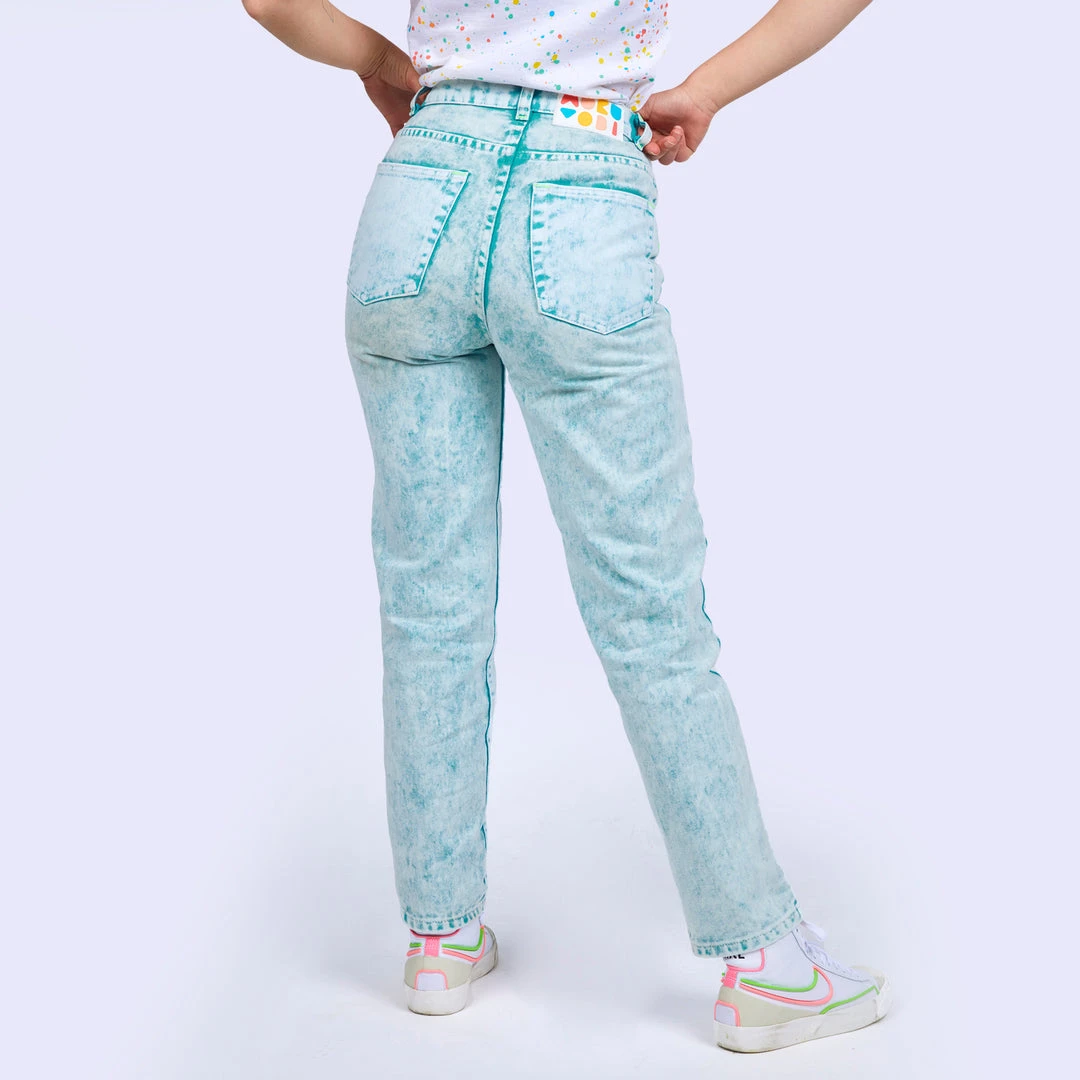 Mokuyobi Wave Acid Wash Denim Jeans 6 Mokuyobi Wave Acid Wash Denim Jeans