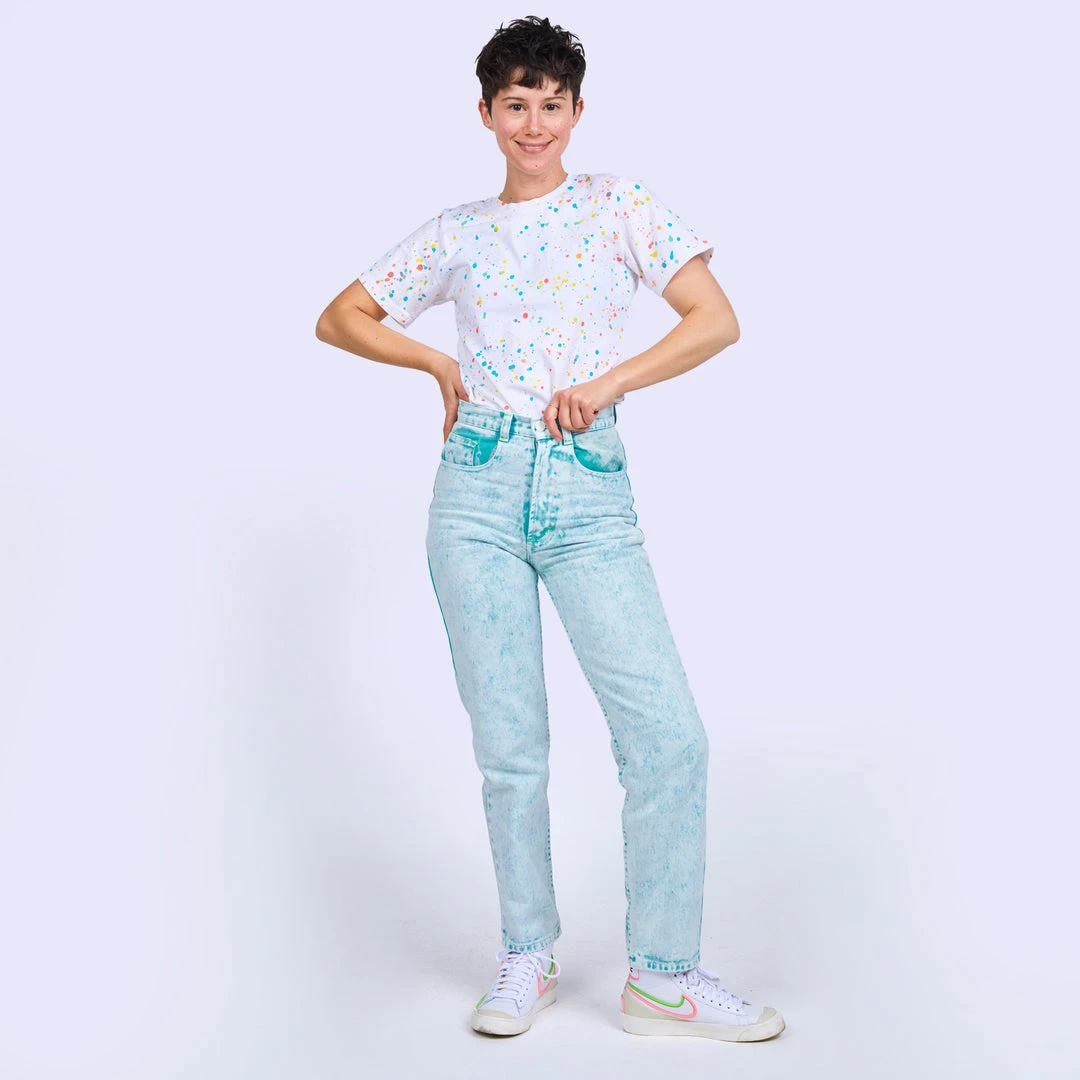 Mokuyobi Wave Acid Wash Denim Jeans 7 Mokuyobi Wave Acid Wash Denim Jeans