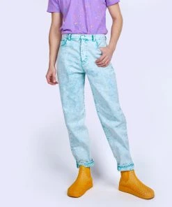 Mokuyobi Wave Acid Wash Denim Jeans 19 Mokuyobi Wave Acid Wash Denim Jeans