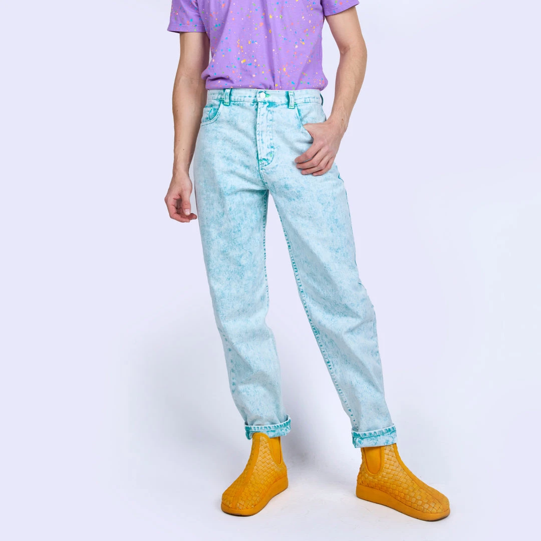 Mokuyobi Wave Acid Wash Denim Jeans 9 Mokuyobi Wave Acid Wash Denim Jeans